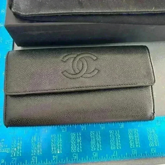 Chanel Caviar Black Long Wallet full inclusion “One of one. Will not relist.” - Picture 2 of 12